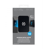 CELLY UNIVERSAL METALLIC PLATE XL PLACCHE MAGNETICHE XL UNIVERSALI 2 Pz