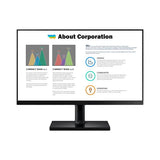Samsung LF22T450FQR Monitor PC 55,9 cm [22] 1920 x 1080 Pixel Full HD Nero (F22T450FQU 21.5IN FHD 75HZ 5MS IPS 16:9 2XHDMI/DP)