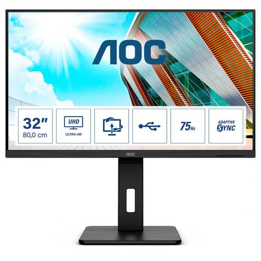 AOC P2 U32P2 monitor piatto per PC 80 cm (31.5") 3840 x 2160 Pixel 4K Ultra HD LED Nero