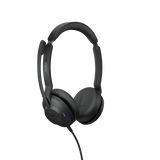 Jabra Evolve2 30, MS Stereo Auricolare Cablato A Padiglione Ufficio USB tipo-C Nero