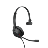 Jabra Evolve2 30, UC Mono Auricolare Cablato A Padiglione Ufficio USB tipo-C Nero