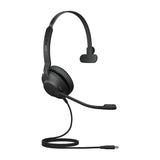 Jabra Evolve2 30, UC Mono Auricolare Cablato A Padiglione Ufficio USB tipo-C Nero