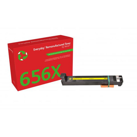 Everyday Toner rigenerato  di Xerox Giallo compatibile con HP 656X [CF462X], High capacity (Everyday - gul - tonerpatron [alternat)