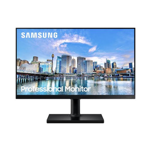 Samsung T45F Monitor PC 61 cm [24] 1920 x 1080 Pixel Full HD LED Nero (F24T450F 23.8inch Bezel-less - 16:9 Wide 1920x1080 IPS 5ms - HAS/Swivel/Pivot/Tilt 130mm HDMIx2/DP USB hub HDMI cable in the box