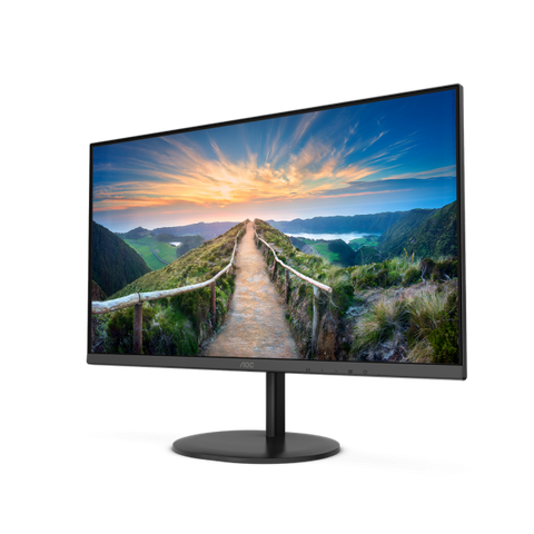 AOC V4 Q24V4EA LED display 60,5 cm [23.8] 2560 x 1440 Pixel 2K Ultra HD Nero (AOC Q24V4EA - Monitor a LED - 24 - 2560 x 1440 QHD @ 75 Hz - IPS - 250 cd/m? - 1000:1 - 4 ms - HDMI, DisplayPort - altopa