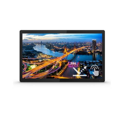 Philips B Line 222B1TFL/00 Monitor PC 54,6 cm [21.5] 1920 x 1080 Pixel Full HD LED Touch screen Nero (22 222B1TFL/00 Touch Screen Monitor - 22 Black Touchscreen Monitor Full HD VGA DVI-D DisplayPort
