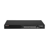 Edimax GS-5216PLC switch di rete Gigabit Ethernet (10/100/1000) Supporto Power over Ethernet (PoE) Nero