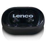 Lenco EPB-460BK cuffia e auricolare Cuffie True Wireless Stereo (TWS) A clip Sport Micro-USB Bluetooth Nero