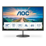 AOC V4 Q32V4 Monitor PC 80 cm [31.5] 2560 x 1440 Pixel 2K Ultra HD LED Nero (AOC 31.5 IPS MONITOR SPK Q32V4)