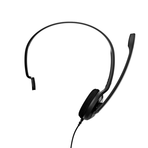 EPOS PC7 USB MONO CUFFIA CON MICROFONO UNIDIREZIONALE CON CANCELLAZIONE DEL RUMORE NERO