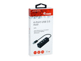 EQUIP HUB 4 PORTE USB-A 2.0 480 Mbps AUTOALIMENTATO NERO
