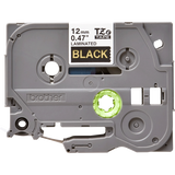 BROTHER TZE334 NASTRO PER STAMPANTI TRASFERIMENTO TERMICO 12MMx8MT COLORE NERO STAMPA ORO