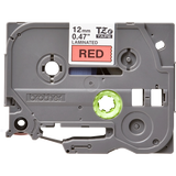 BROTHER TZE431 NASTRO LAMINATO 12MM X 8MT COLORE ROSSO STAMPA NERO