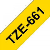 BROTHER TZE661 NASTRO TZ NERO / GIALLO #