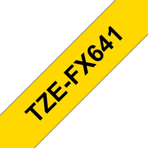 BROTHER TZEFX641 NASTRO TZ NERO / GIALLO