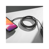 GREEN CELL KABGC30 CAVO USB-C A USB-C POWERSTREAM 60W POWER DELIVERY 1.2MT RICARICA RAPIDA QUICK CHARGE 3.0 BLACK