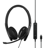EPOS SENNHEISER ADAPT 160T ANC USB-C Auricolare Cablato A Padiglione Ufficio USB tipo-C Nero