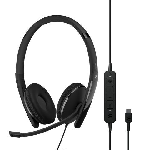 EPOS SENNHEISER ADAPT 160T ANC USB-C Auricolare Cablato A Padiglione Ufficio USB tipo-C Nero