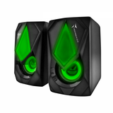 TECHMADE SPEAKER SET USB JACK 3.5MM ILLUMINAZIONE LED 2 CASSE