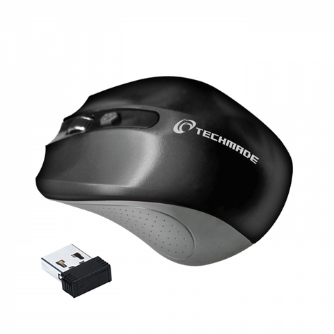 MOUSE TECHMADE WIRELESS BLACK TM-XJ30-BK