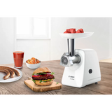Bosch MFW2520W tritacarne 1500 W Stainless steel, Bianco