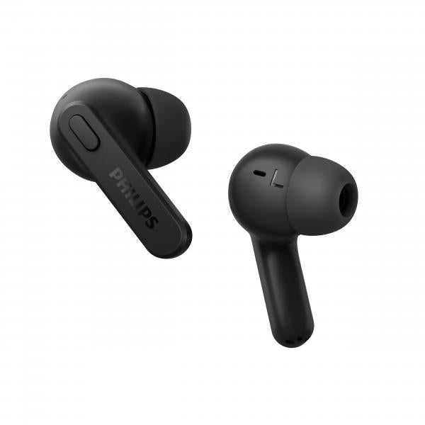 PHILIPS 2000 SERIES EAR PODS AURICOLARI BLUETOOTH CON BASE DI RICARICA WIRELESS IPX4 NERO
