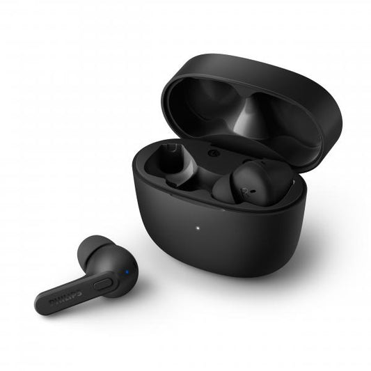 PHILIPS 2000 SERIES EAR PODS AURICOLARI BLUETOOTH CON BASE DI RICARICA WIRELESS IPX4 NERO