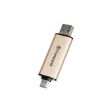 Transcend JetFlash 930C unità flash USB 128 GB USB Type-A / USB Type-C 3.2 Gen 1 (3.1 Gen 1) Oro