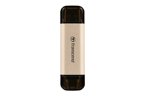 TRANSCEND FETFLASH CHIAVETTA USB-A USB-C 256GB USB3.2 TLC HIGH SPEED ROSE GOLD
