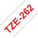BROTHER TZE262 NASTRO TZ ROSSO / BIANCO