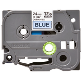 BROTHER TZE551 NASTRO TZ 24MM COLORE BLU STAMPA NERO