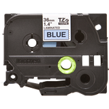 BROTHER TZE561 NASTRO LAMINATO 36MM X 8MT COLORE BLU STAMPA BLACK
