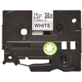 BROTHER TZEFX231 NASTRO PER STAMPANTE A TRASFERIMENTO TERMICO 12MM x 8MT COLORE BIANCO STAMPA NERO