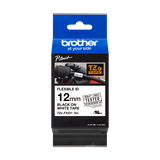 BROTHER TZEFX231 NASTRO PER STAMPANTE A TRASFERIMENTO TERMICO 12MM x 8MT COLORE BIANCO STAMPA NERO
