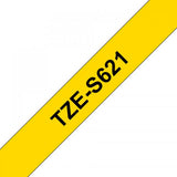 BROTHER TZES621 NASTRO TZ NERO / GIALLO#