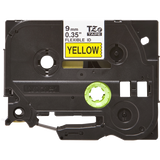 BROTHER TZE-FX621 NASTRO TZ 9MMx8MT COLORE GIALLO STAMPA NERO