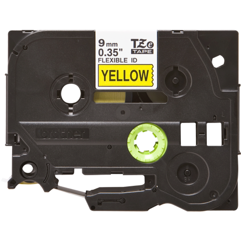 BROTHER TZE-FX621 NASTRO TZ 9MMx8MT COLORE GIALLO STAMPA NERO