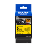 BROTHER TZE-FX621 NASTRO TZ 9MMx8MT COLORE GIALLO STAMPA NERO