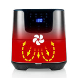 Princess 182060 Singolo 5,5 L Indipendente 1700 W Friggitrice ad aria calda Argento