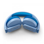 PHILIPS CUFFIE CON MICROFONO WIRELESS PER BAMBINI VOLUME LIMITATO 4 COLORI DI LUCE BLU