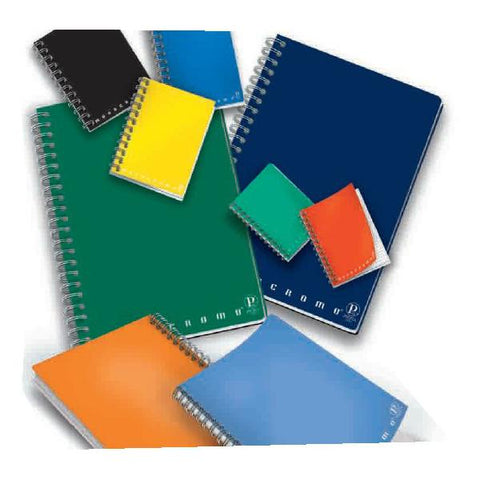 PIGNA MONOCROMO QUADERNO MAXI SPIRALATO CON FORI A4 80 GR RIGHE 1R 70 FOGLI CONF 5 Pz.