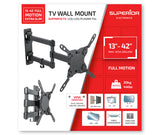 SUPERIOR STAFFA PER TV FULL MOTION 3 SNODI SLIM NERO 13/42" SUPSTV010