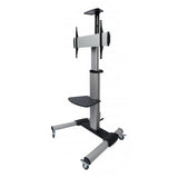Deltaco ARM-0450 Supporti a parete per TV 177,8 cm [70] Pavimento Nero (DELTACO Office - vogn med hjul)