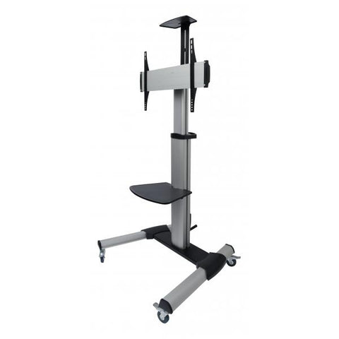 Deltaco ARM-0450 Supporti a parete per TV 177,8 cm [70] Pavimento Nero (DELTACO Office - vogn med hjul)