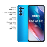 OPPO FIND X3 LITE 5G DUAL SIM 6.43" OCTA CORE 128GB RAM 8GB 5G ITALIA ASTRAL BLUE
