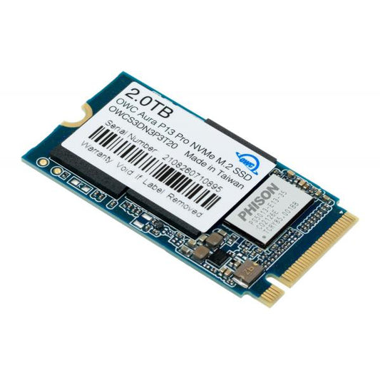 OWC 2.0TB Aura P13 Pro 2 TB M.2 PCI Express 3.1 NVMe 3D TLC NAND (2.0TB Aura P13 Pro M.2 2242 - NVMe SSD High Performance - Warranty: 12M)