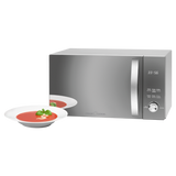 ProfiCook PC-MWG 1176 H Superficie piana Microonde combinato 23 L 800 W Acciaio inossidabile