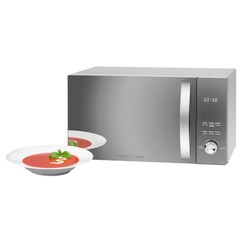 ProfiCook PC-MWG 1176 H Superficie piana Microonde combinato 23 L 800 W Acciaio inossidabile