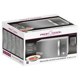 ProfiCook PC-MWG 1176 H Superficie piana Microonde combinato 23 L 800 W Acciaio inossidabile