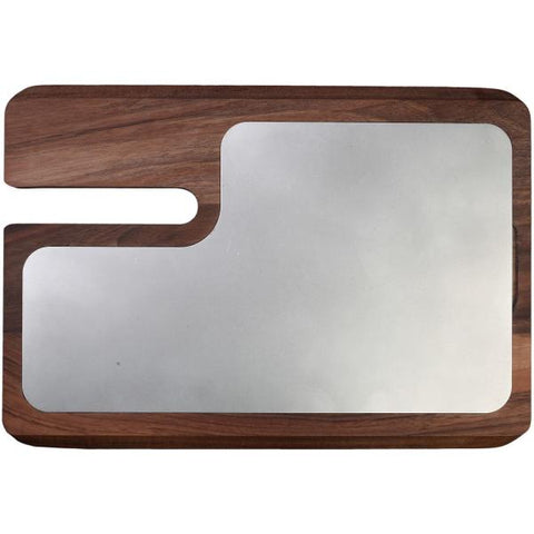 Berkel TAG000FACAX tagliere da cucina Rettangolare Acciaio inossidabile, Legno